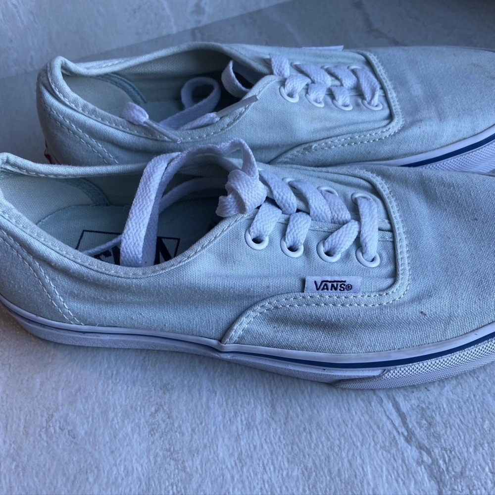 ** Vans mint green lace up sneakers Low SK8 womens 7